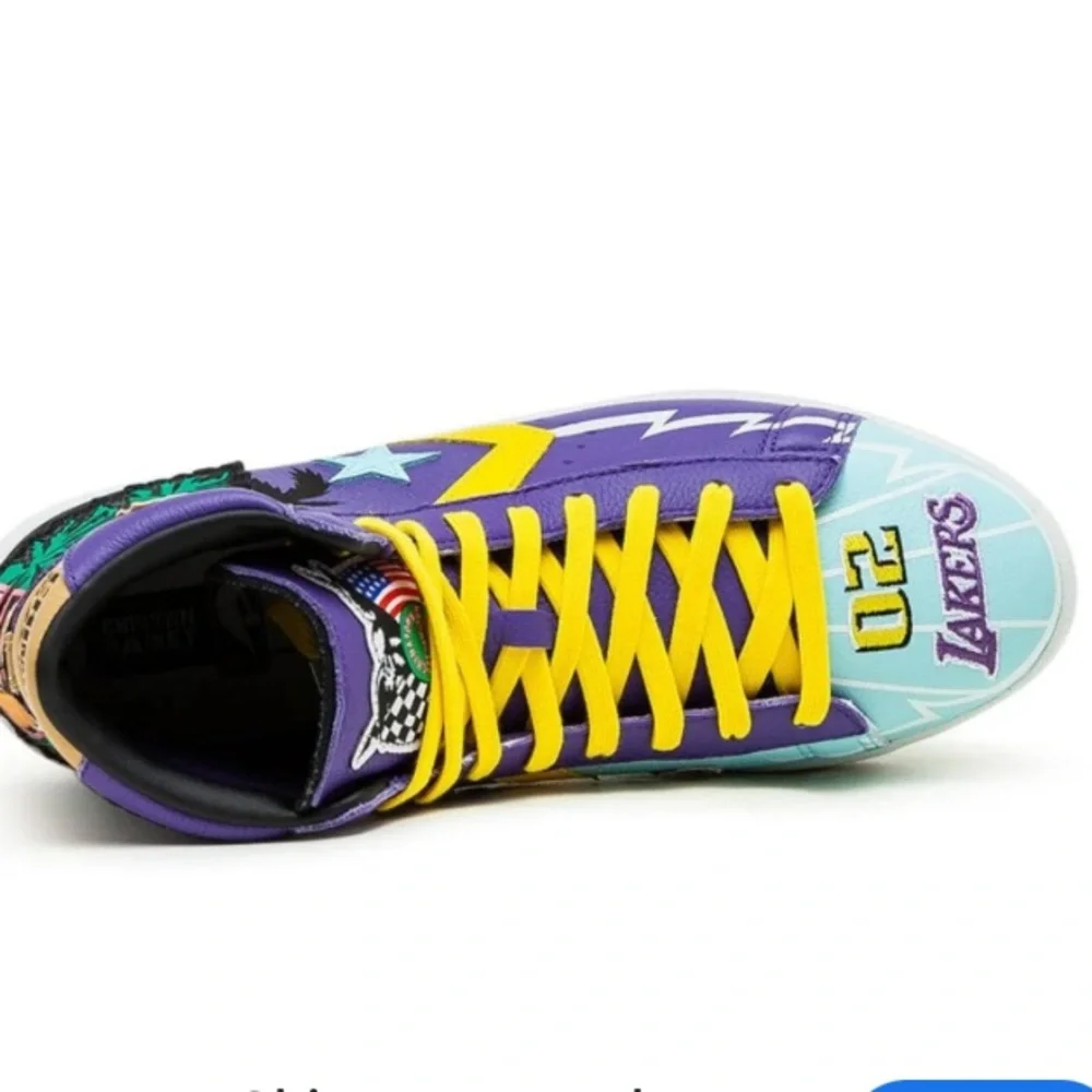 Limited edition Converse Pro Leather Chinatown NBA Los Angeles Lakers. NWOT